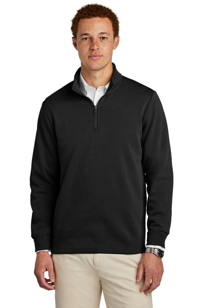 Brooks Brothers Double-Knit 1/4-Zip BB18206 Deep Black