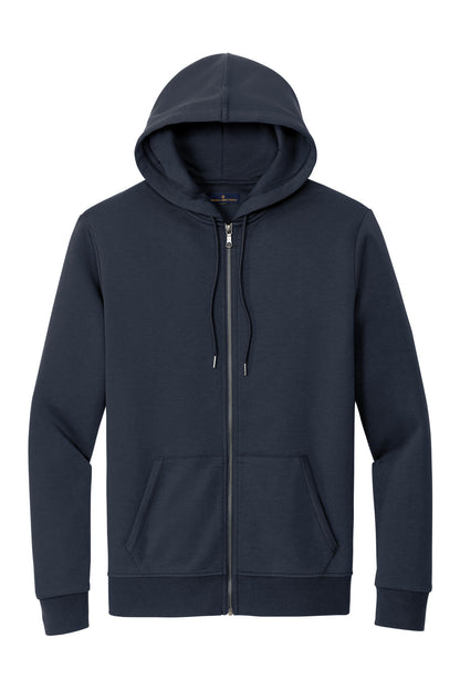Brooks Brothers Double-Knit Full-Zip Hoodie BB18208 Night Navy