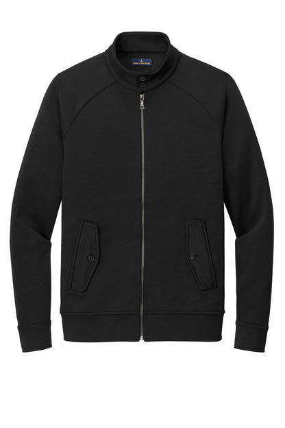 Brooks Brothers Double-Knit Full-Zip BB18210 Deep Black