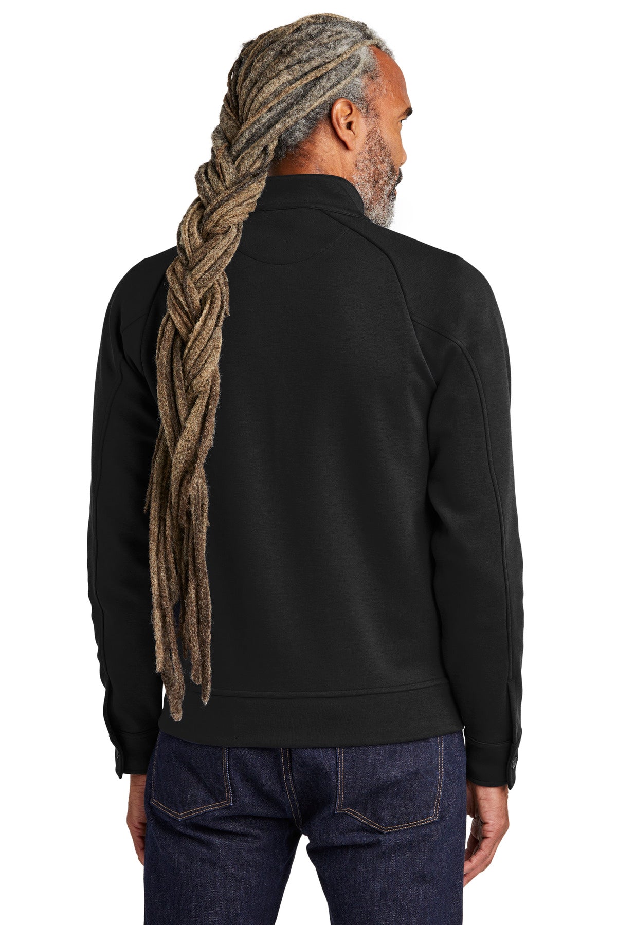 Brooks Brothers Double-Knit Full-Zip BB18210 Deep Black