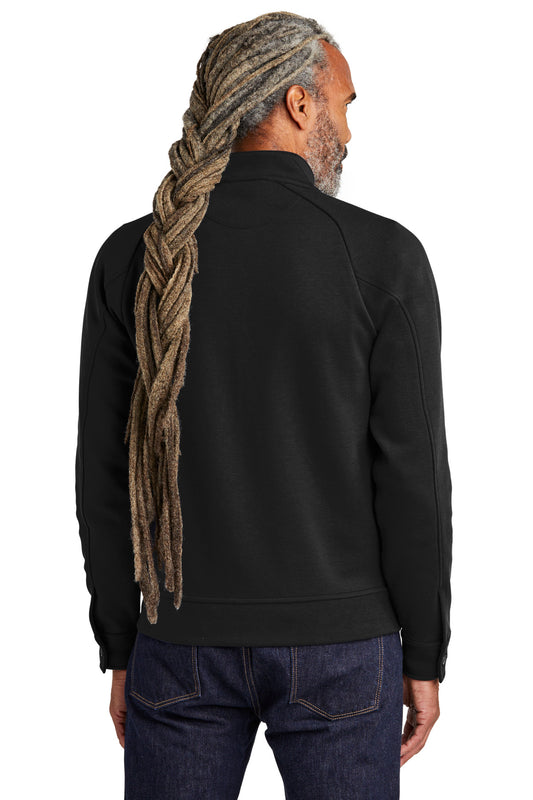 Brooks Brothers Double-Knit Full-Zip BB18210 Deep Black