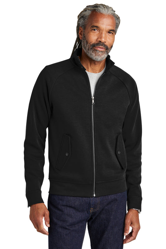 Brooks Brothers Double-Knit Full-Zip BB18210 Deep Black