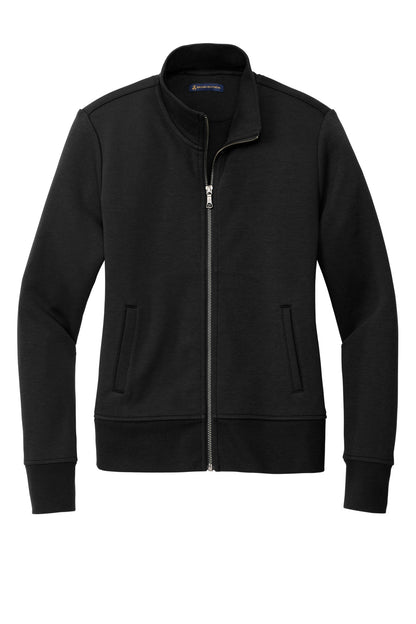 Brooks Brothers Women's Double-Knit Full-Zip BB18211 Deep Black