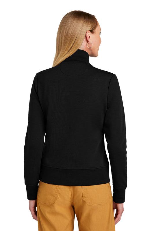 Brooks Brothers Women's Double-Knit Full-Zip BB18211 Deep Black