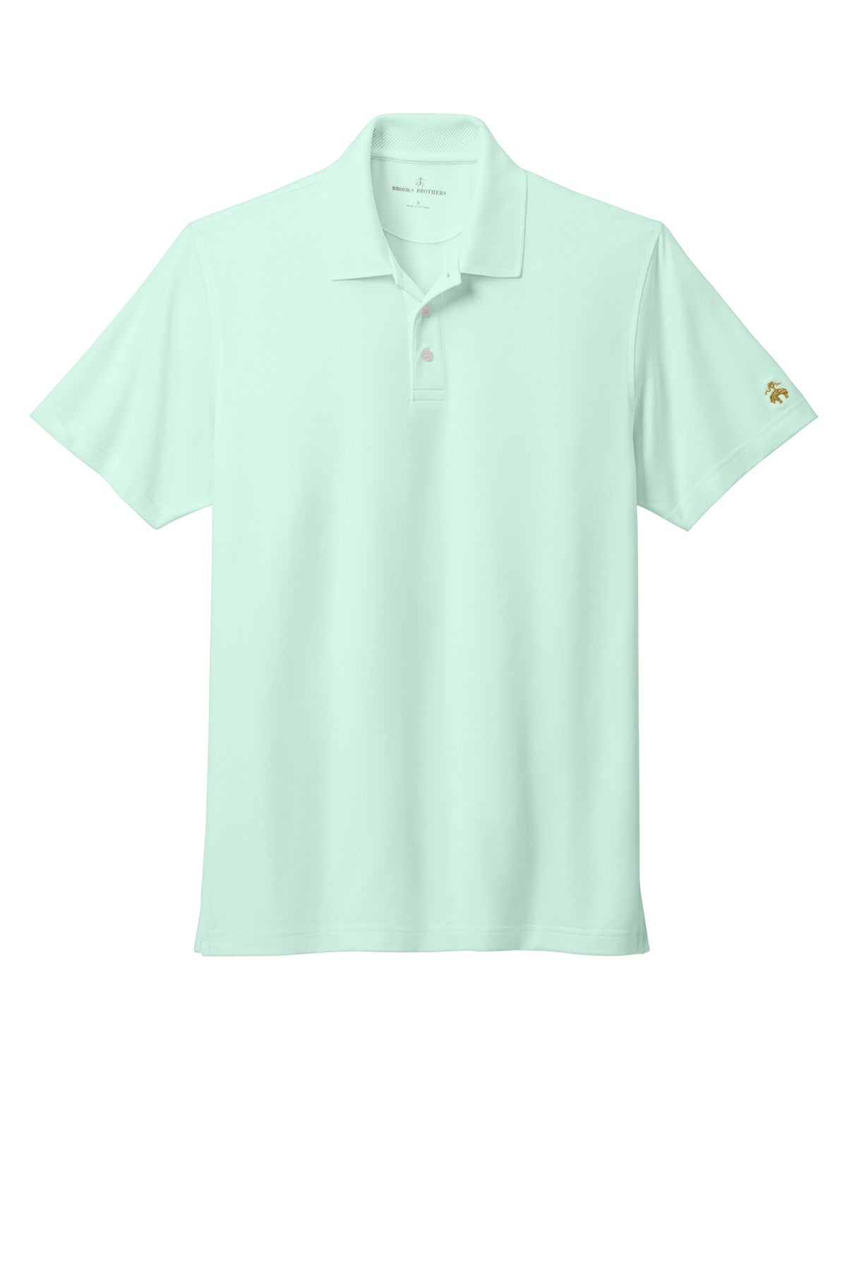 Brooks Brothers Mesh Pique Performance Polo BB18220 Soft Mint