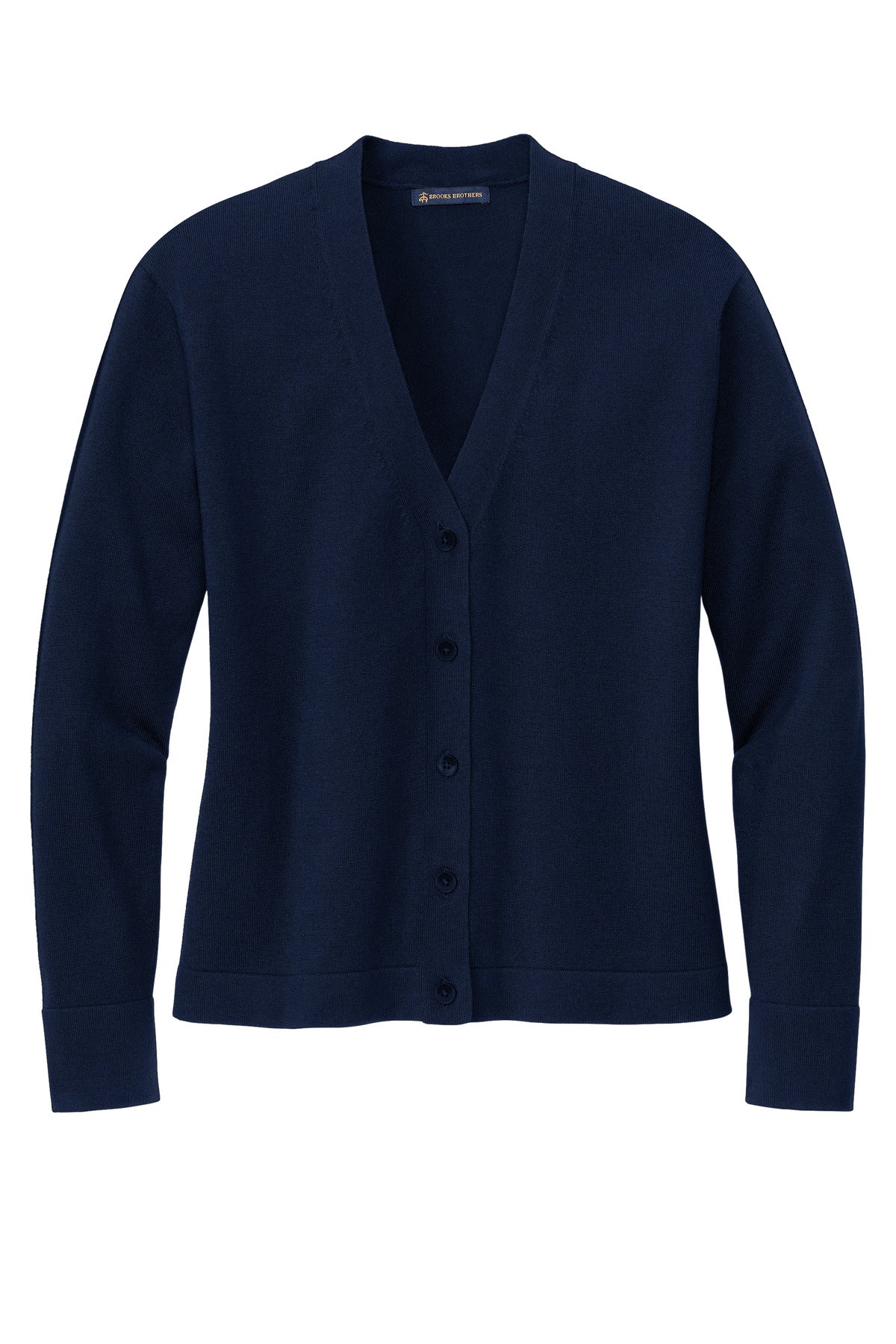 Brooks Brothers Women's Cotton Stretch Cardigan Sweater BB18405 Navy Blazer