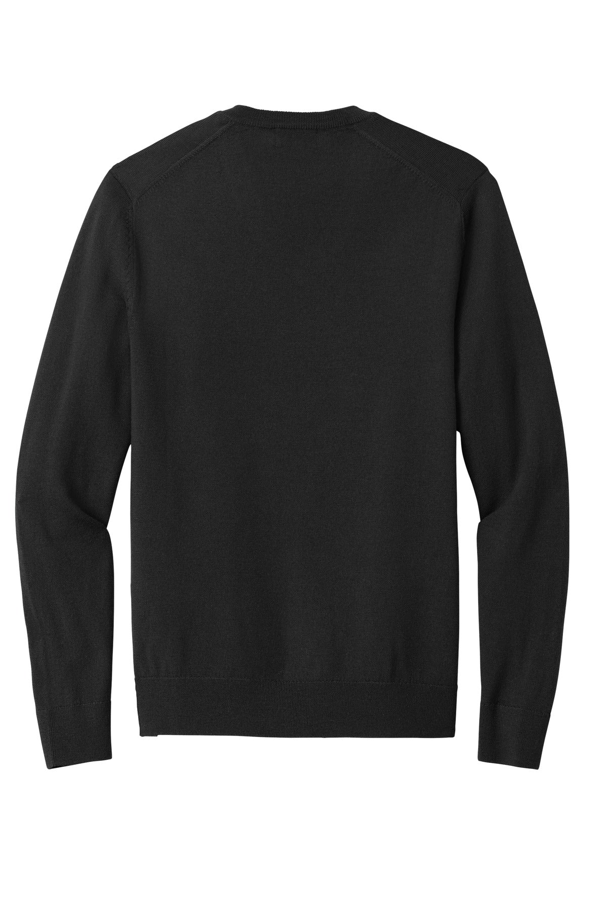 Brooks Brothers Washable Merino V-Neck Sweater BB18410 Deep Black