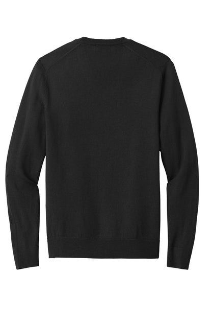 Brooks Brothers Washable Merino V-Neck Sweater BB18410 Deep Black