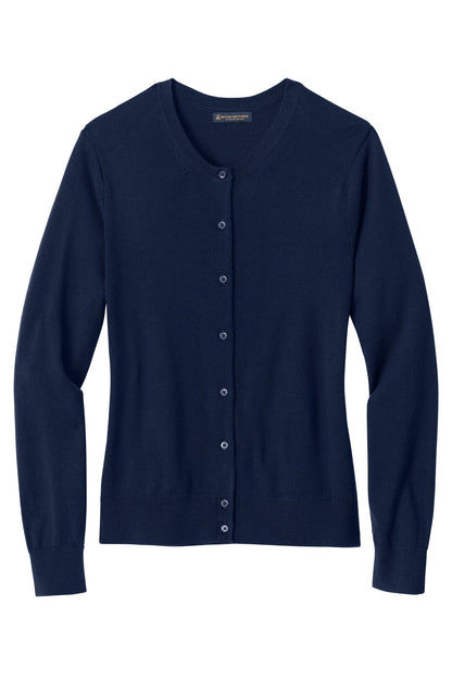 Brooks Brothers Women's Washable Merino Cardigan Sweater BB18413 Navy Blazer