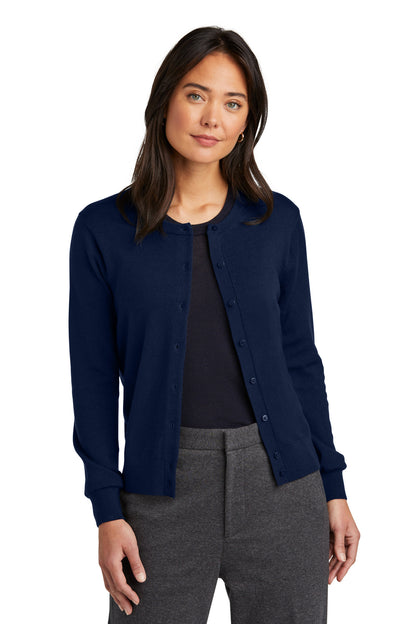 Brooks Brothers Women's Washable Merino Cardigan Sweater BB18413 Navy Blazer