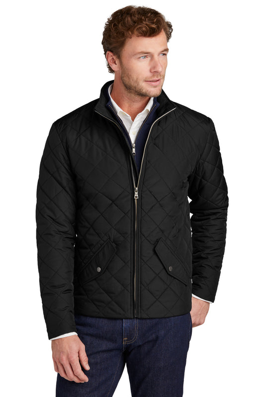 Brooks Brothers Quilted Jacket BB18600 Deep Black