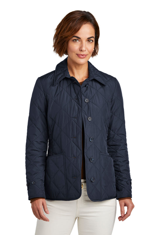 Brooks Brothers Women's Quilted Jacket BB18601 Night Navy