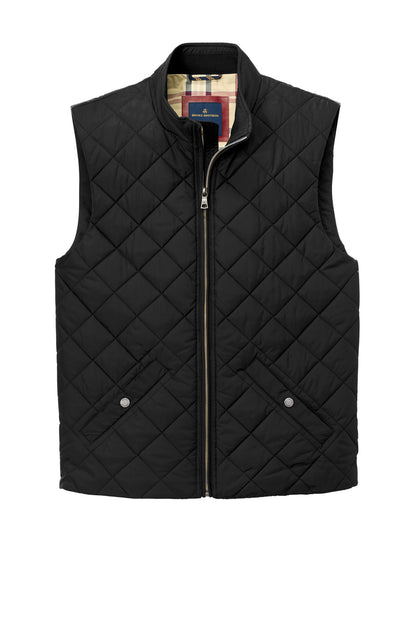 Brooks Brothers Quilted Vest BB18602 Deep Black