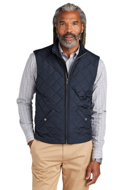Brooks Brothers Quilted Vest BB18602 Night Navy