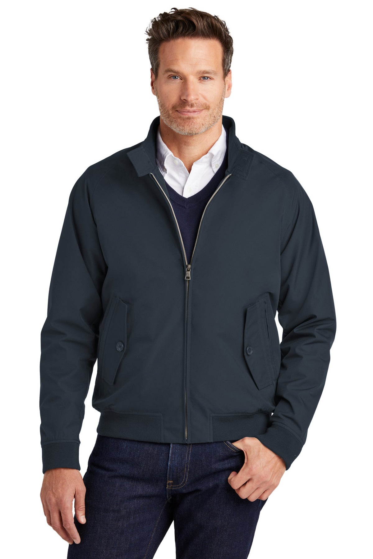 Brooks Brothers Bomber Jacket BB18604 Night Navy