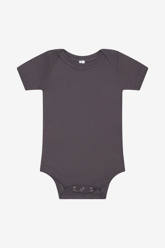 BELLA+CANVAS Infant Jersey Short Sleeve One Piece BC100B Asphalt