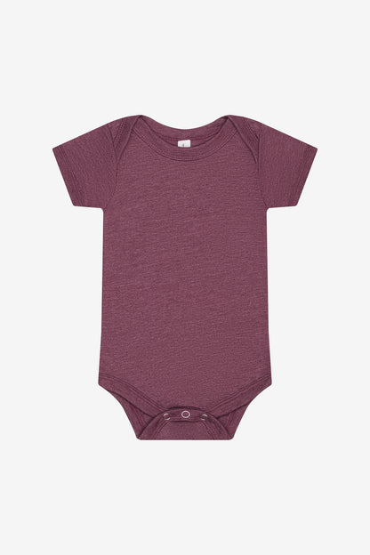 BELLA+CANVAS Infant Jersey Short Sleeve One Piece BC100B Heather Maroon