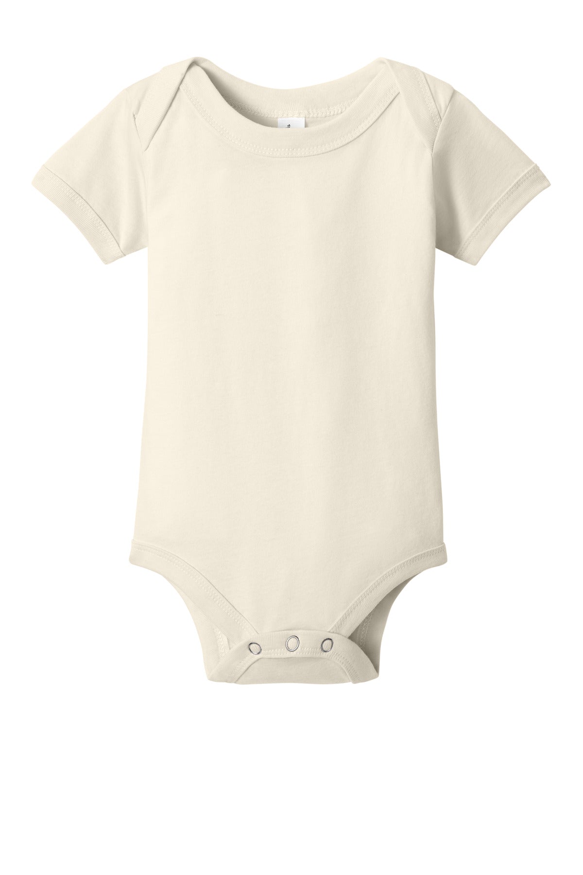 BELLA+CANVAS Infant Jersey Short Sleeve One Piece BC100B Natural