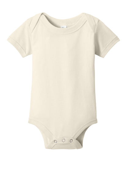 BELLA+CANVAS Infant Jersey Short Sleeve One Piece BC100B Natural