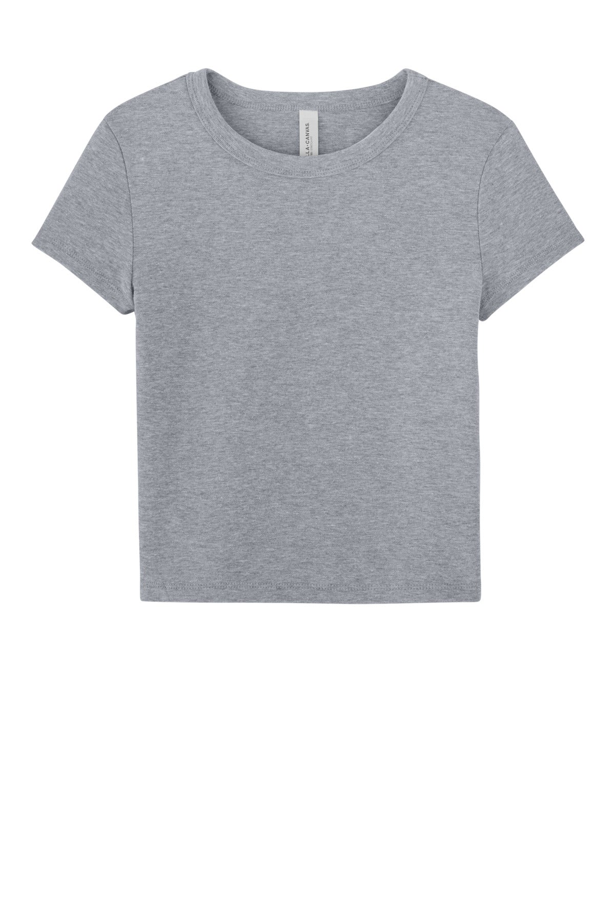 Bella+Canvas Women's Micro Rib Baby Tee BC1010 Athletic Heather