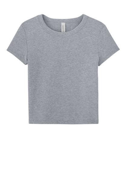 Bella+Canvas Women's Micro Rib Baby Tee BC1010 Athletic Heather
