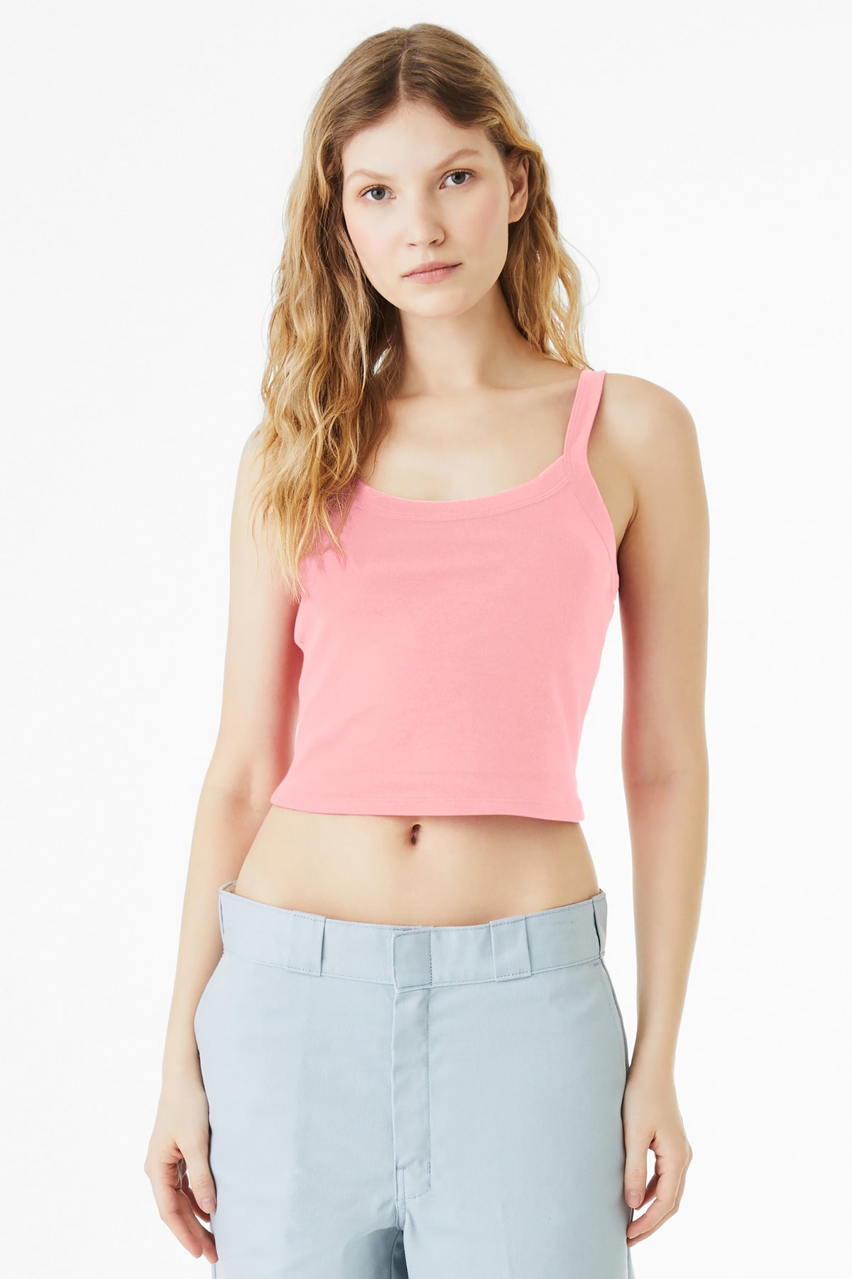 Bella+Canvas Women's Micro Rib Spaghetti Strap Tank BC1012 image 1