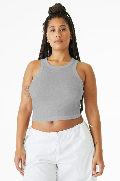 Bella+Canvas Women's Micro Rib Racer Tank BC1019 Athletic Heather