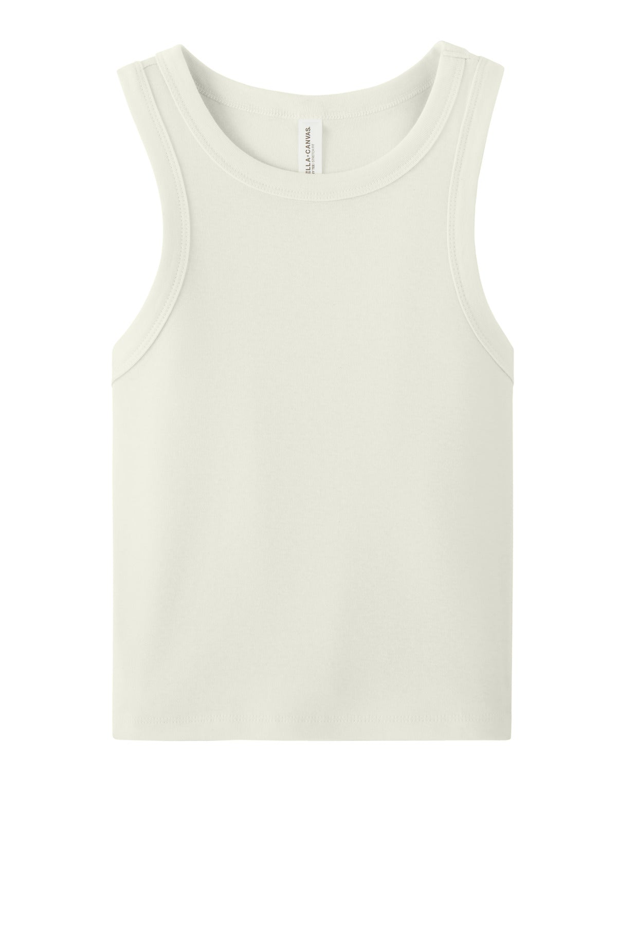 Bella+Canvas Women's Micro Rib Racer Tank BC1019 Solid Natural Blend