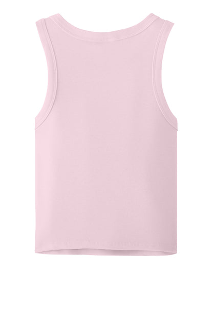 Bella+Canvas Women's Micro Rib Racer Tank BC1019 Solid Pink Blend