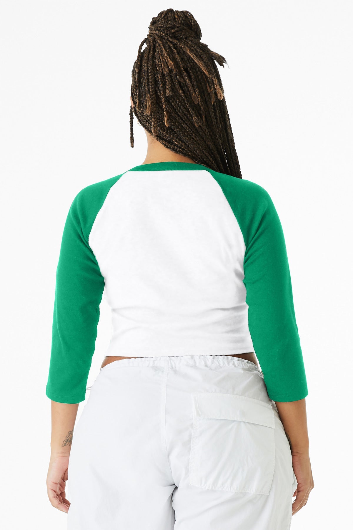 Bella+Canvas Women's Micro Rib 3/4 Raglan Baby image 2