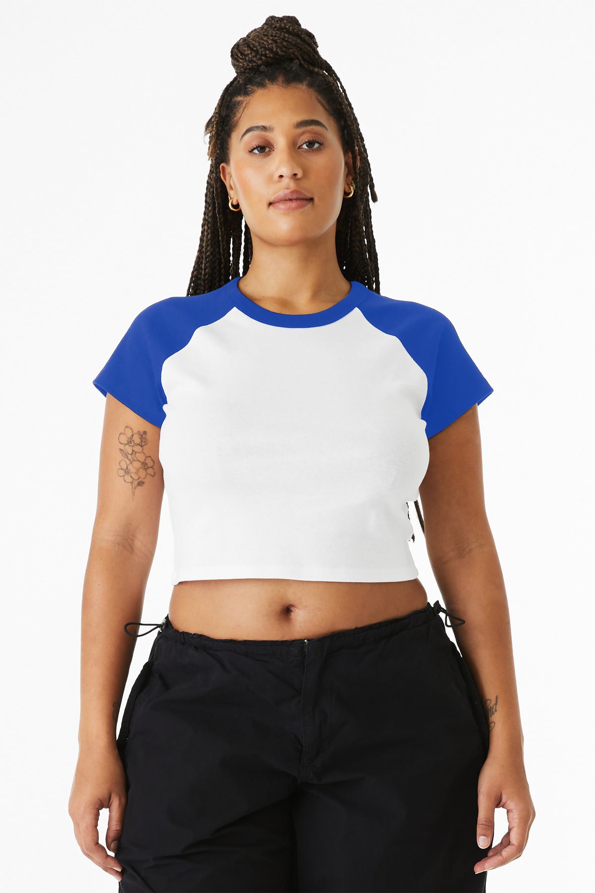Bella+Canvas Women's Micro Rib Raglan Baby image 1