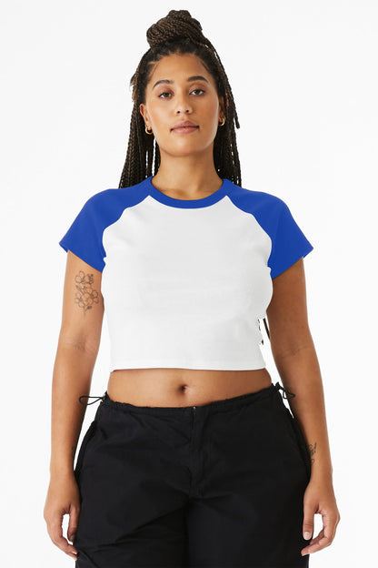 Bella+Canvas Women's Micro Rib Raglan Baby image 1