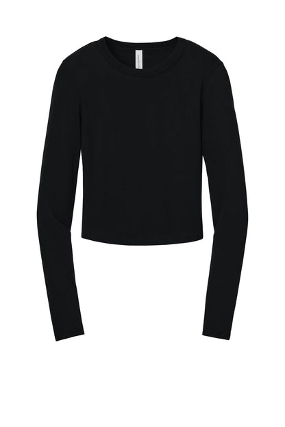Bella+Canvas Women's Micro Rib Long Sleeve Baby Tee BC1501 image 3