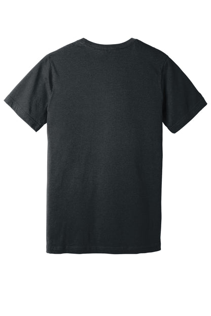BELLA+CANVAS  Unisex Heather CVC Short Sleeve Tee. BC3001CVC Dark Grey Heather