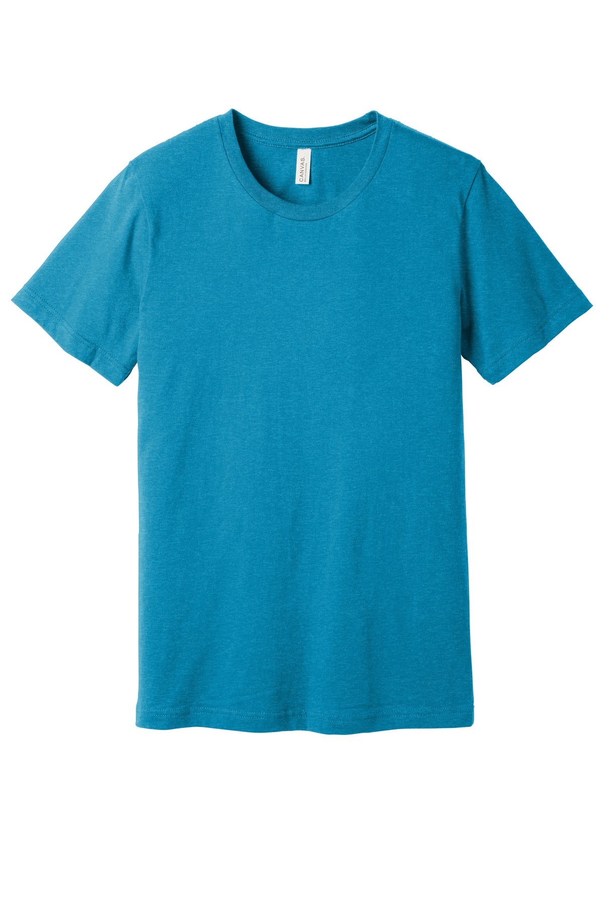 BELLA+CANVAS  Unisex Heather CVC Short Sleeve Tee. BC3001CVC Heather Aqua