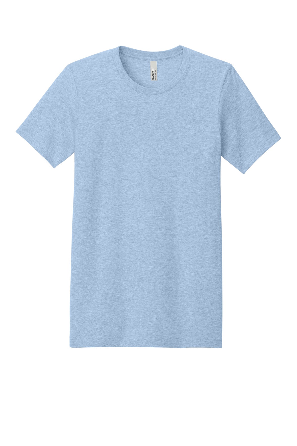 Bella+Canvas Unisex Heather CVC Short Sleeve Tee BC3001CVC Heather Baby Blue