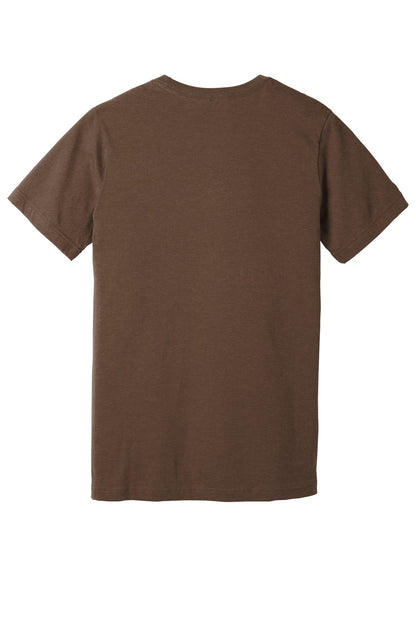 BELLA+CANVAS  Unisex Heather CVC Short Sleeve Tee. BC3001CVC Heather Brown