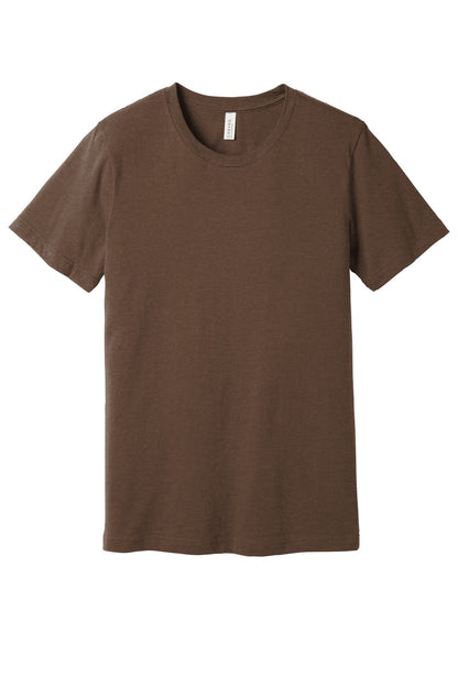 BELLA+CANVAS  Unisex Heather CVC Short Sleeve Tee. BC3001CVC Heather Brown