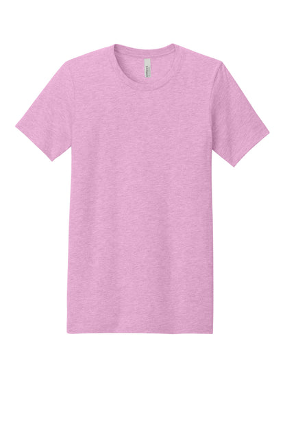 Bella+Canvas Unisex Heather CVC Short Sleeve Tee BC3001CVC Heather Bubble Gum