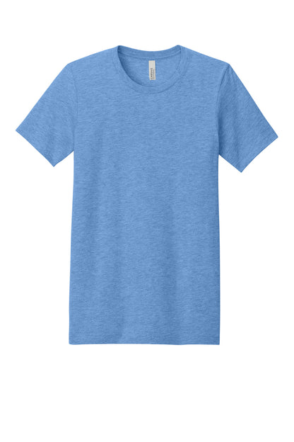 Bella+Canvas Unisex Heather CVC Short Sleeve Tee BC3001CVC Heather Carolina Blue