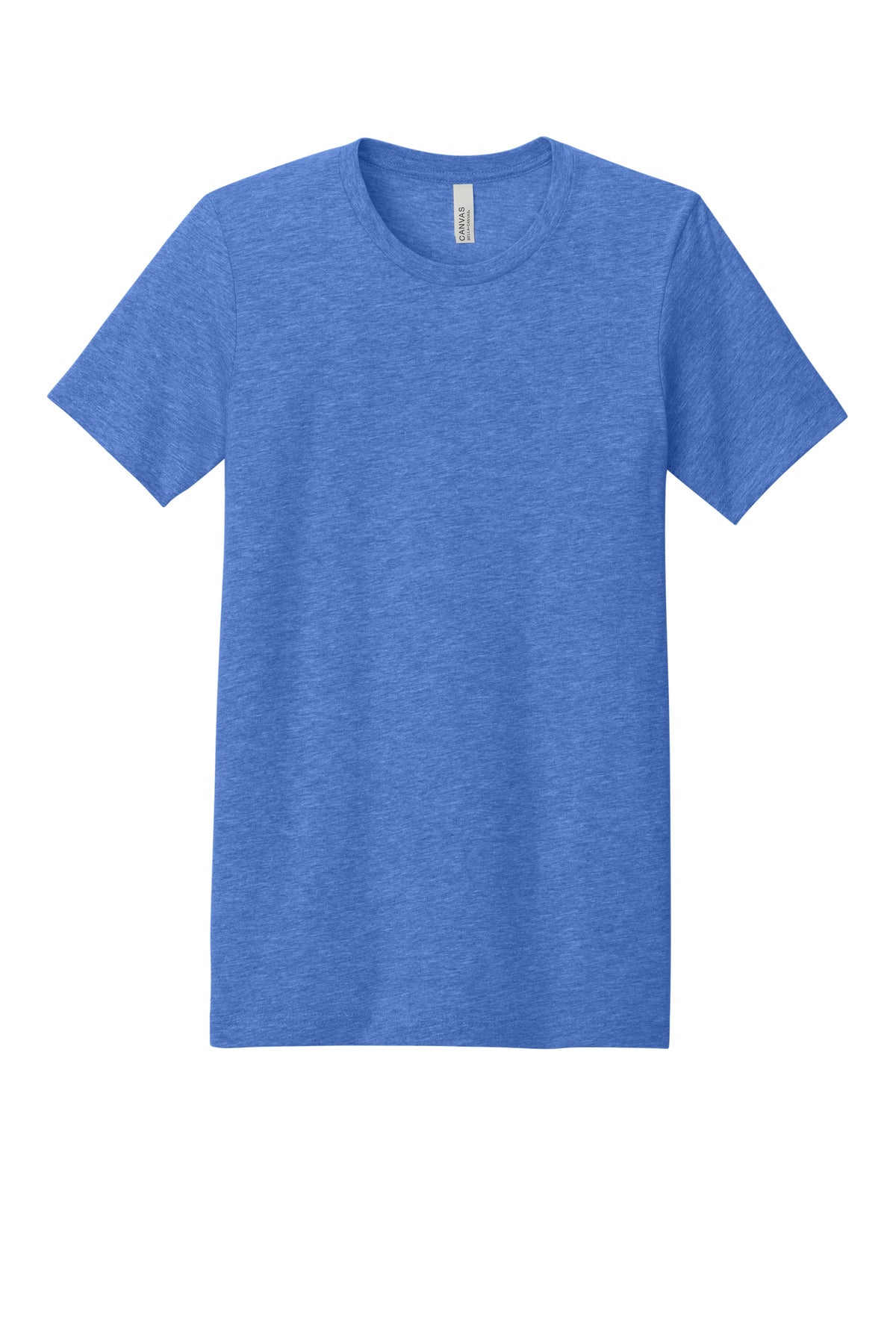 Bella+Canvas Unisex Heather CVC Short Sleeve Tee BC3001CVC Heather Columbia Blue