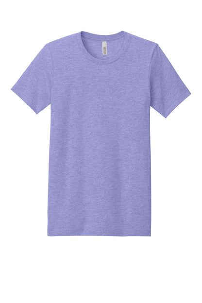 Bella+Canvas Unisex Heather CVC Short Sleeve Tee BC3001CVC Heather Dark Lavender