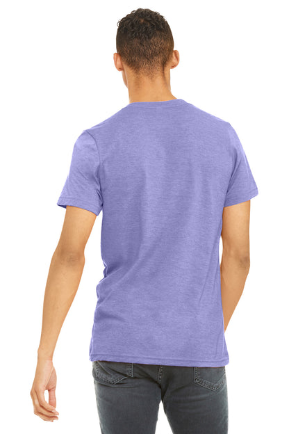 Bella+Canvas Unisex Heather CVC Short Sleeve Tee BC3001CVC Heather Dark Lavender