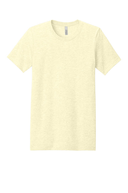 Bella+Canvas Unisex Heather CVC Short Sleeve Tee BC3001CVC Heather French Vanilla
