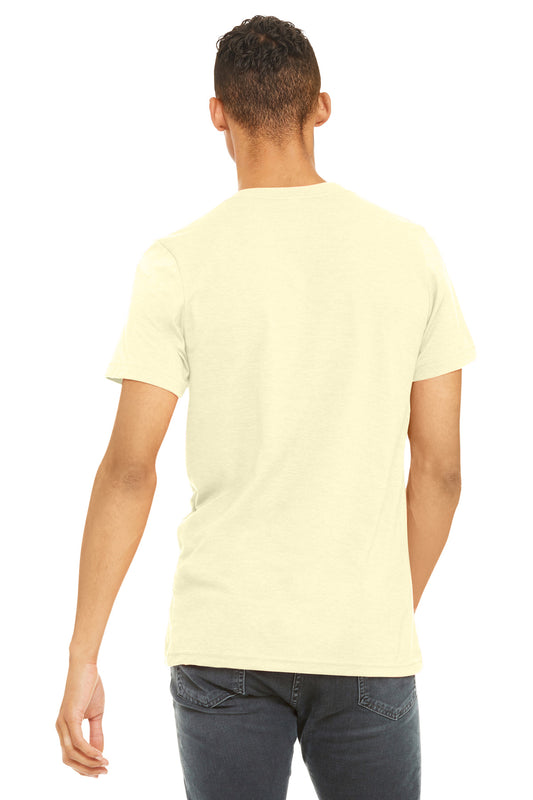 Bella+Canvas Unisex Heather CVC Short Sleeve Tee BC3001CVC Heather French Vanilla
