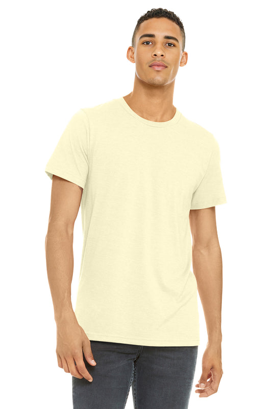 Bella+Canvas Unisex Heather CVC Short Sleeve Tee BC3001CVC Heather French Vanilla