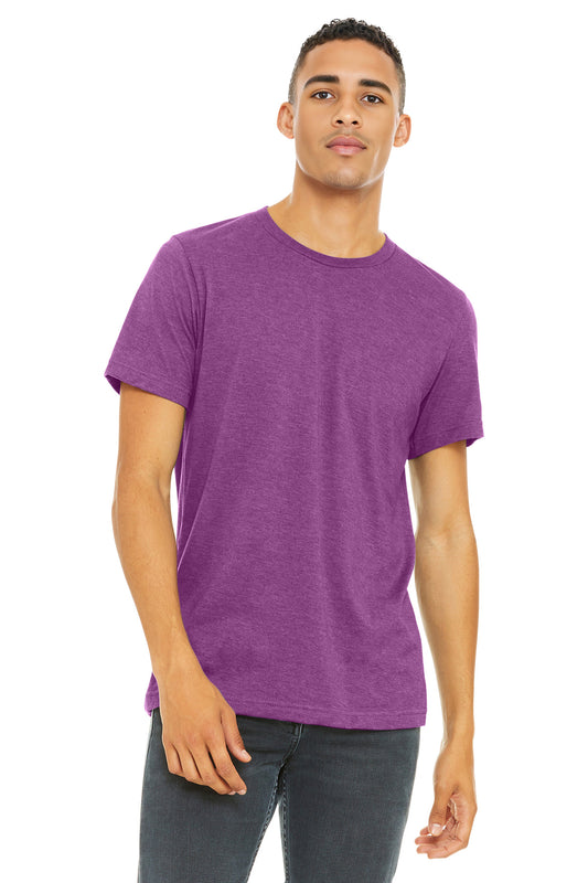 Bella+Canvas Unisex Heather CVC Short Sleeve Tee BC3001CVC Heather Magenta