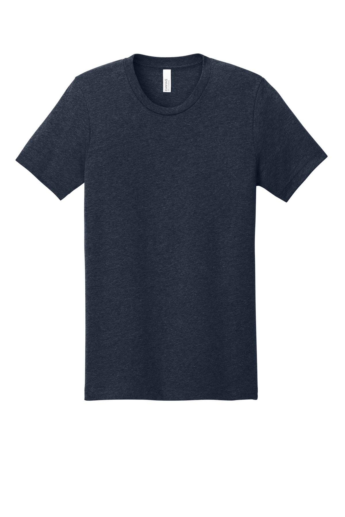 Bella+Canvas Unisex Heather CVC Short Sleeve Tee BC3001CVC Heather Midnight Navy