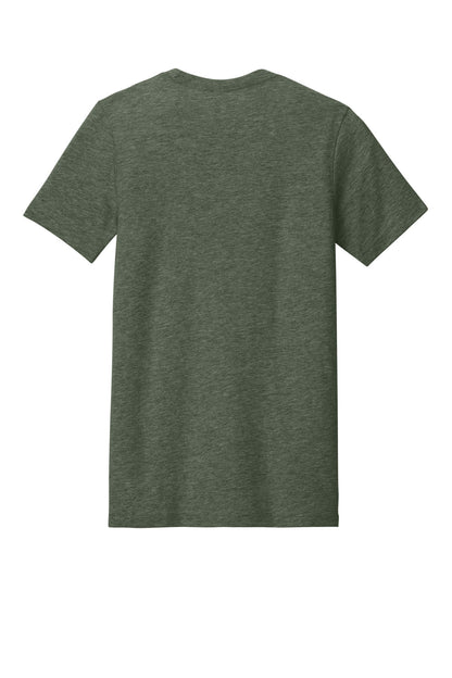 Bella+Canvas Unisex Heather CVC Short Sleeve Tee BC3001CVC Heather Military Green