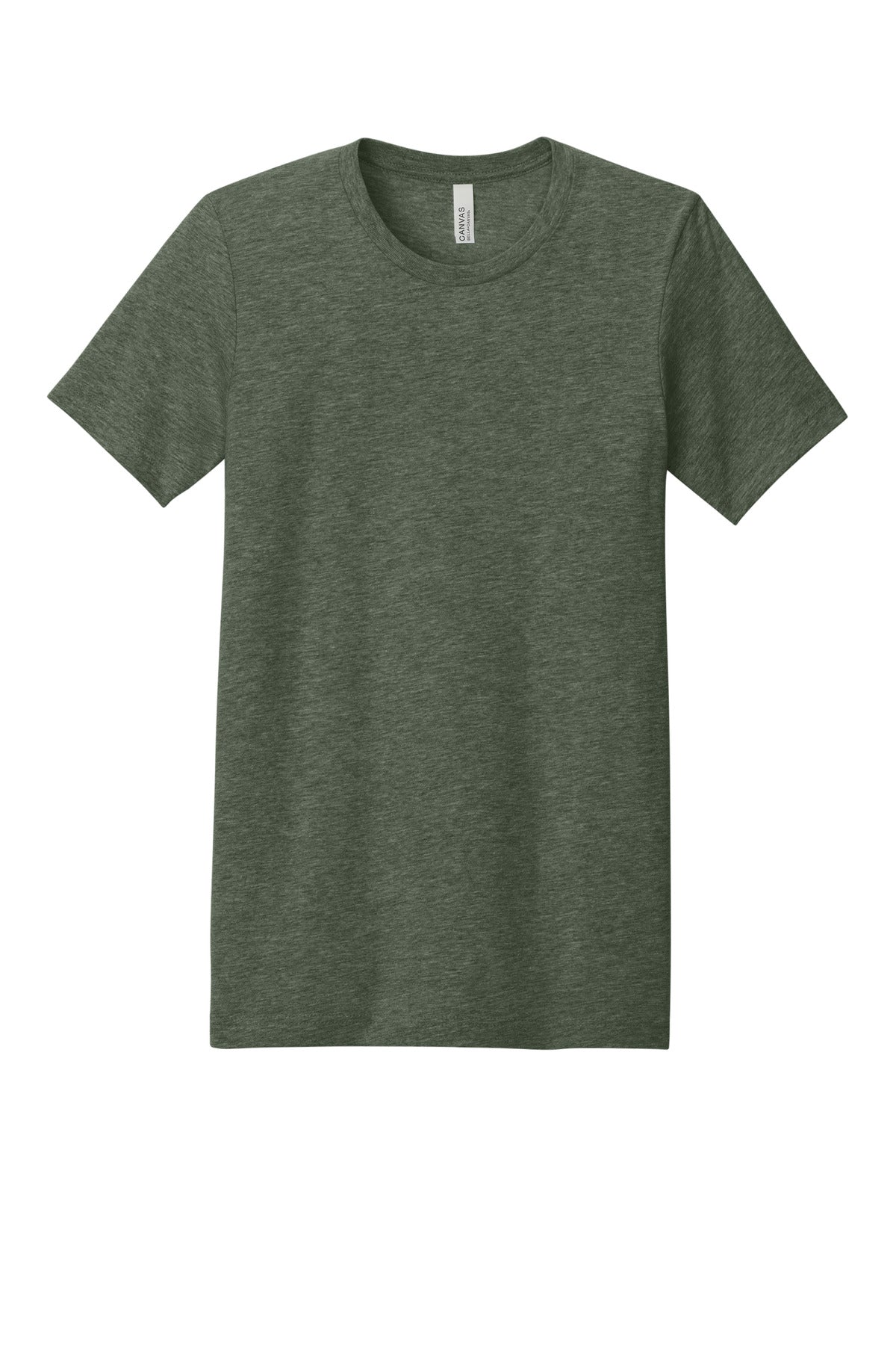 Bella+Canvas Unisex Heather CVC Short Sleeve Tee BC3001CVC Heather Military Green